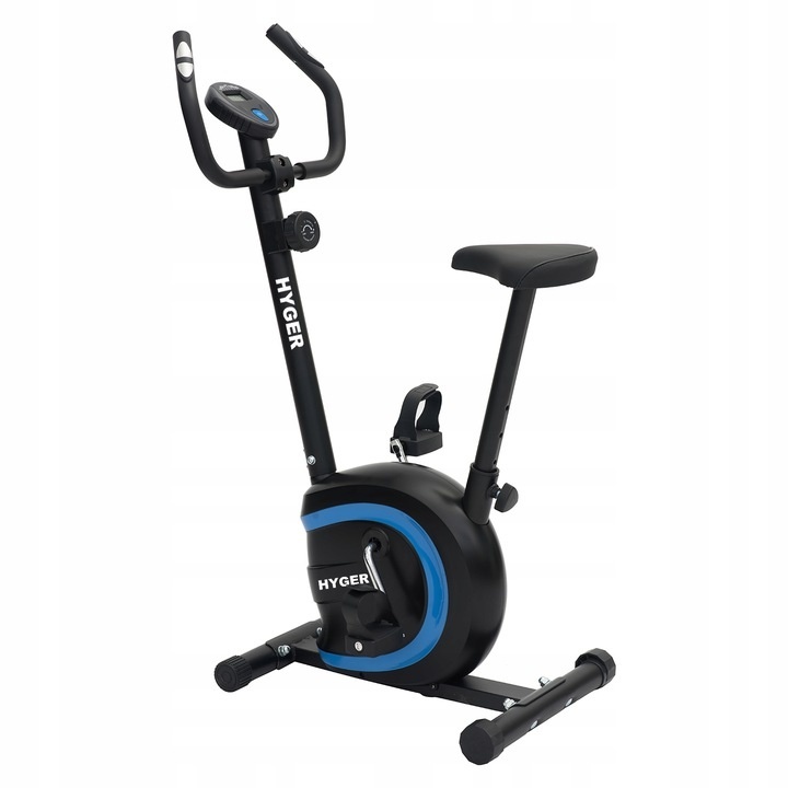 Hometrainer - magnetische weerstand - zwart - blauw