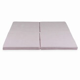 Speelmat opvouwbaar - 120x120 cm - velvet - lichtroze