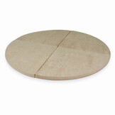 Speelmat opvouwbaar - 160 cm - velvet - rond - beige