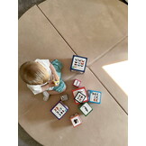 Speelmat opvouwbaar - 160 cm - velvet - rond - beige