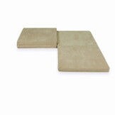 Speelmat opvouwbaar - 120x120 cm - beige -  velvet - vierkant