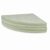 Speelmat opvouwbaar - 160 cm - velvet - licht mint
