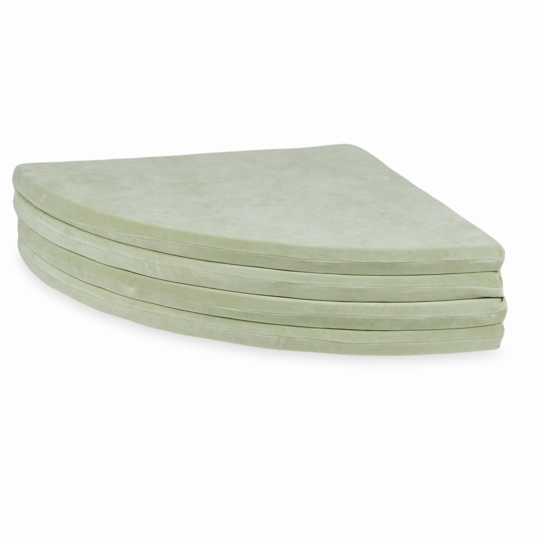 Speelmat opvouwbaar - 160 cm - velvet - licht mint