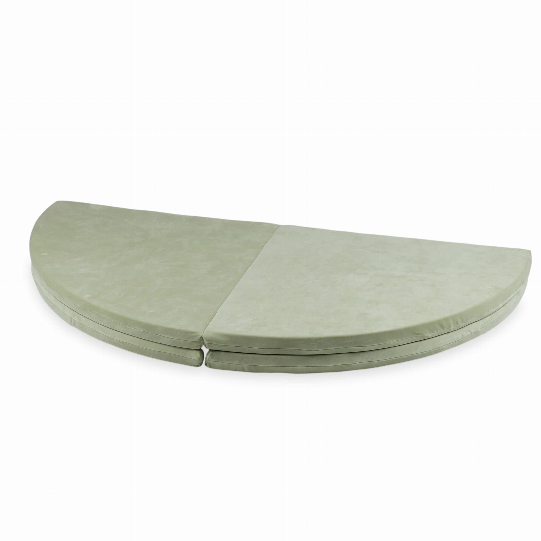 Speelmat opvouwbaar - 160 cm - velvet - licht mint