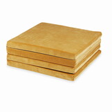 Speelmat opvouwbaar - 120x120 cm - velvet - vierkant - caramel