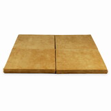 Speelmat opvouwbaar - 120x120 cm - velvet - vierkant - caramel