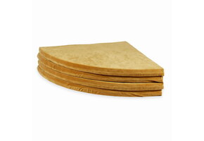 Speelmat opvouwbaar - 160 cm - goud - velvet - rond