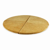 Speelmat opvouwbaar - 160 cm - goud - velvet - rond