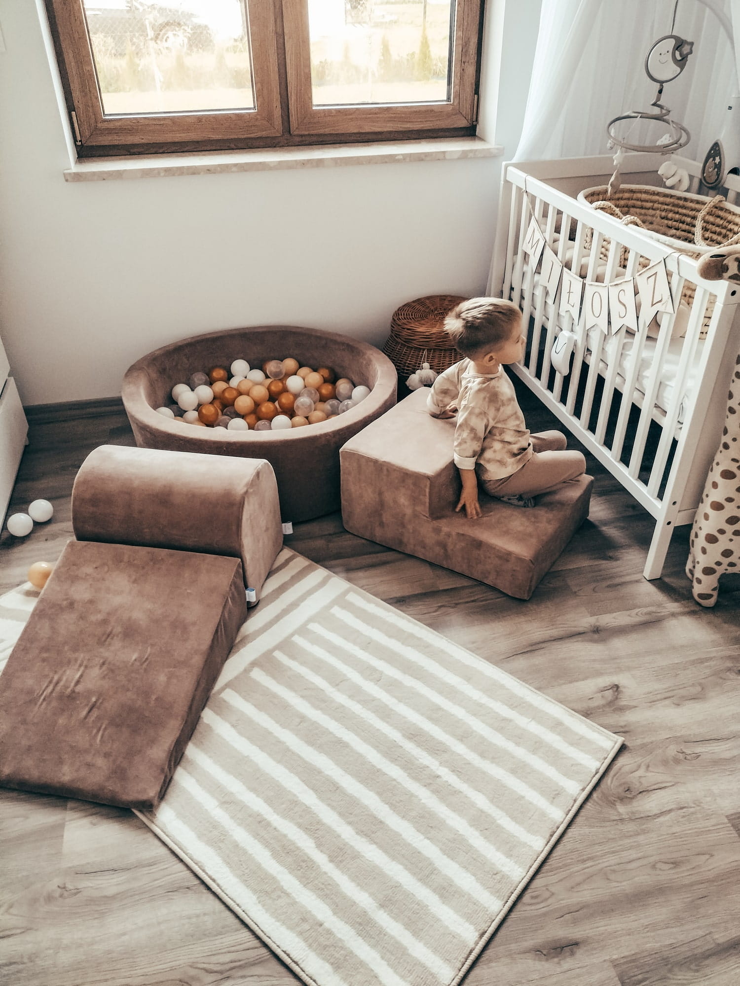 Foam speelset - met ballenbak & 100 ballen - 5-delig - zeegroen