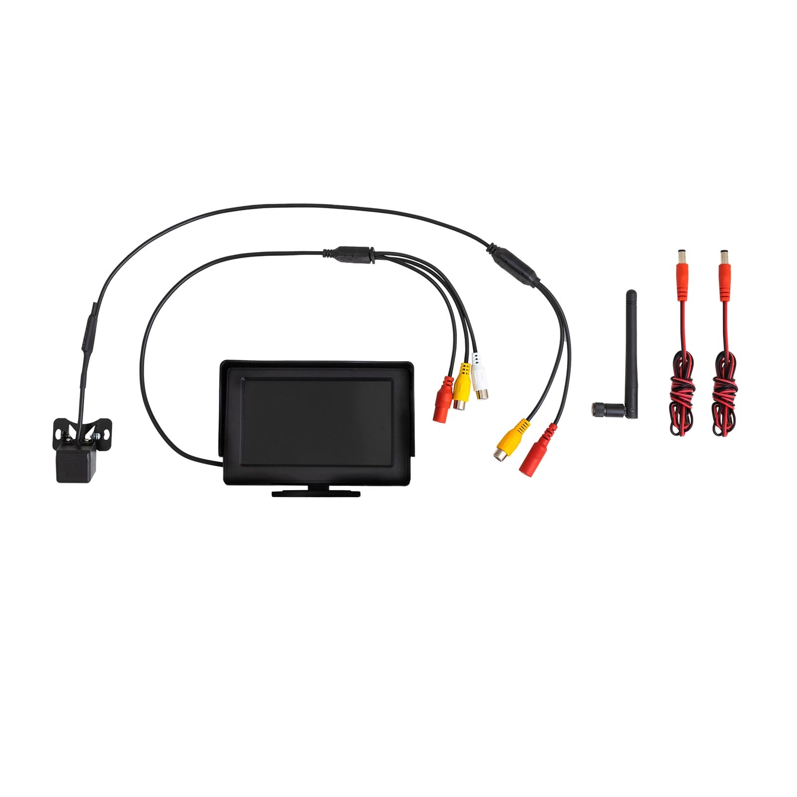 Achteruitrijcamera - draadloos - 170° - kleurendisplay - 12V
