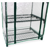 Foliekas - 4 verdiepingen - 160x69x49,5 cm - transparant groen