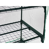 Foliekas - 4 verdiepingen - 160x69x49,5 cm - transparant groen