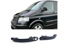 Deurgrepen auto - voor VW Bus T5 2003-09 - zwart