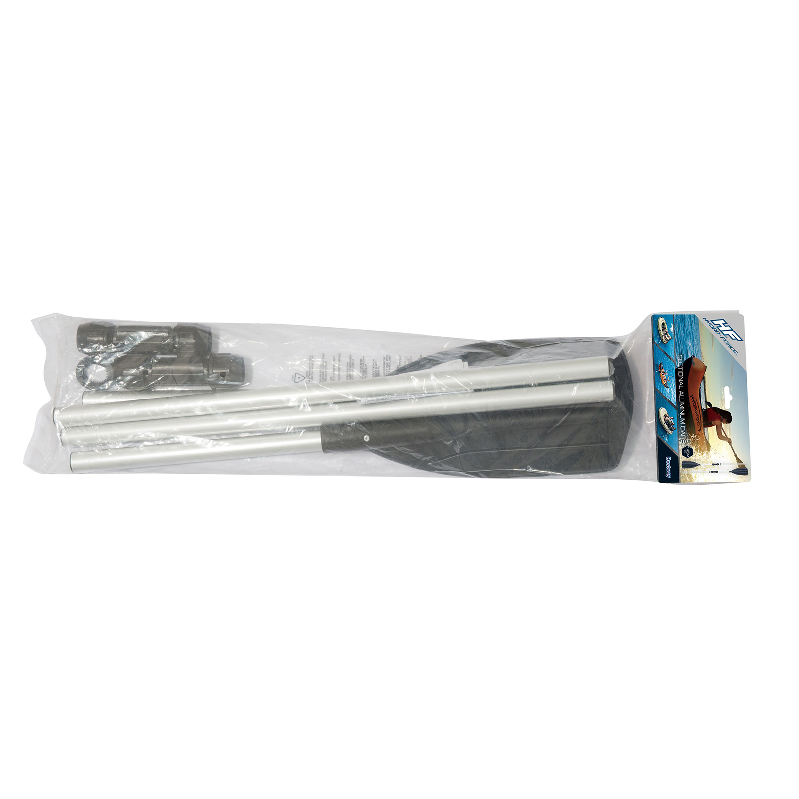 Bestway - Peddel set - 145cm - aluminium - zwart