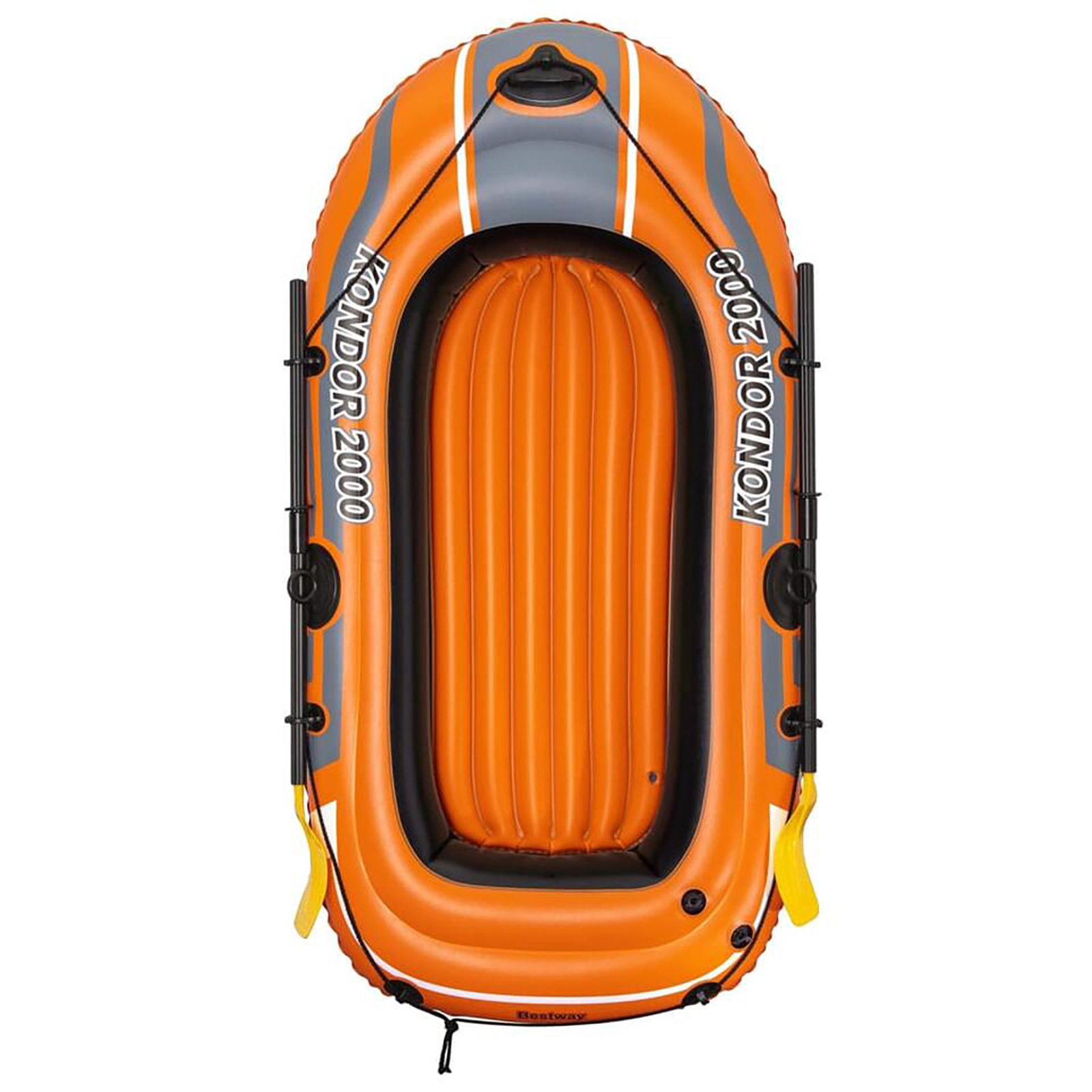 Bestway - opblaasboot set - 188x98x30 cm - 2 persoons - oranje