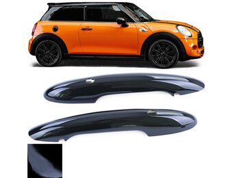 Deurgrepen auto - voor Mini One / Cooper / F55 / F56 / F57 vanaf 2013 - glanzend zwart
