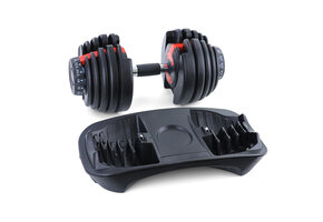 Dumbbells - verstelbaar van 2,5-24 kg - 44x22x23 cm