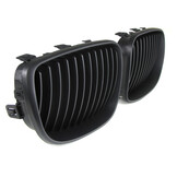 BMW grill - geschikt voor BMW 1 serie E81 E82 E87 E88 2007-12 - mat zwart