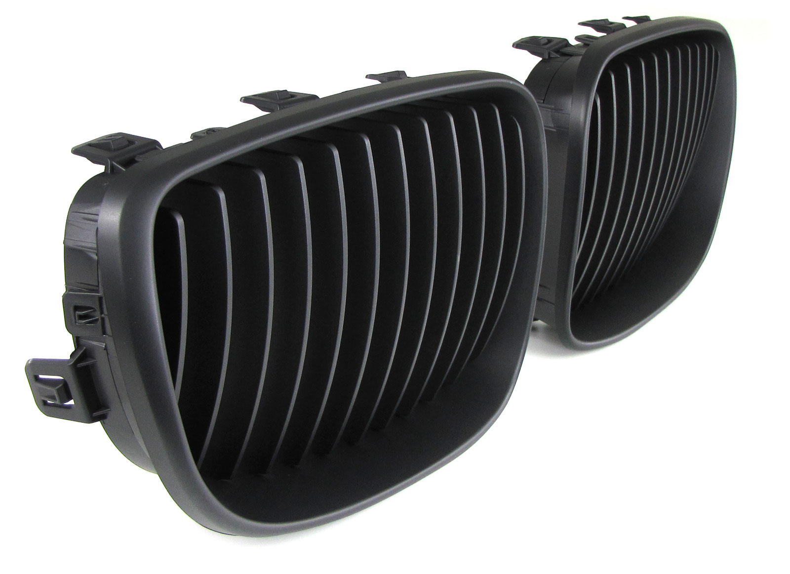 BMW grill - geschikt voor BMW 1 serie E81 E82 E87 E88 2007-12 - mat zwart