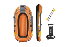 Bestway - opblaasboot - 232x115x36cm - 3 persoons - oranje