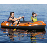 Bestway - opblaasboot - 232x115x36cm - 3 persoons - oranje