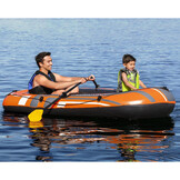 Bestway - opblaasboot - 232x115x36cm - 3 persoons - oranje