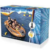 Bestway - opblaasboot - 232x115x36cm - 3 persoons - oranje