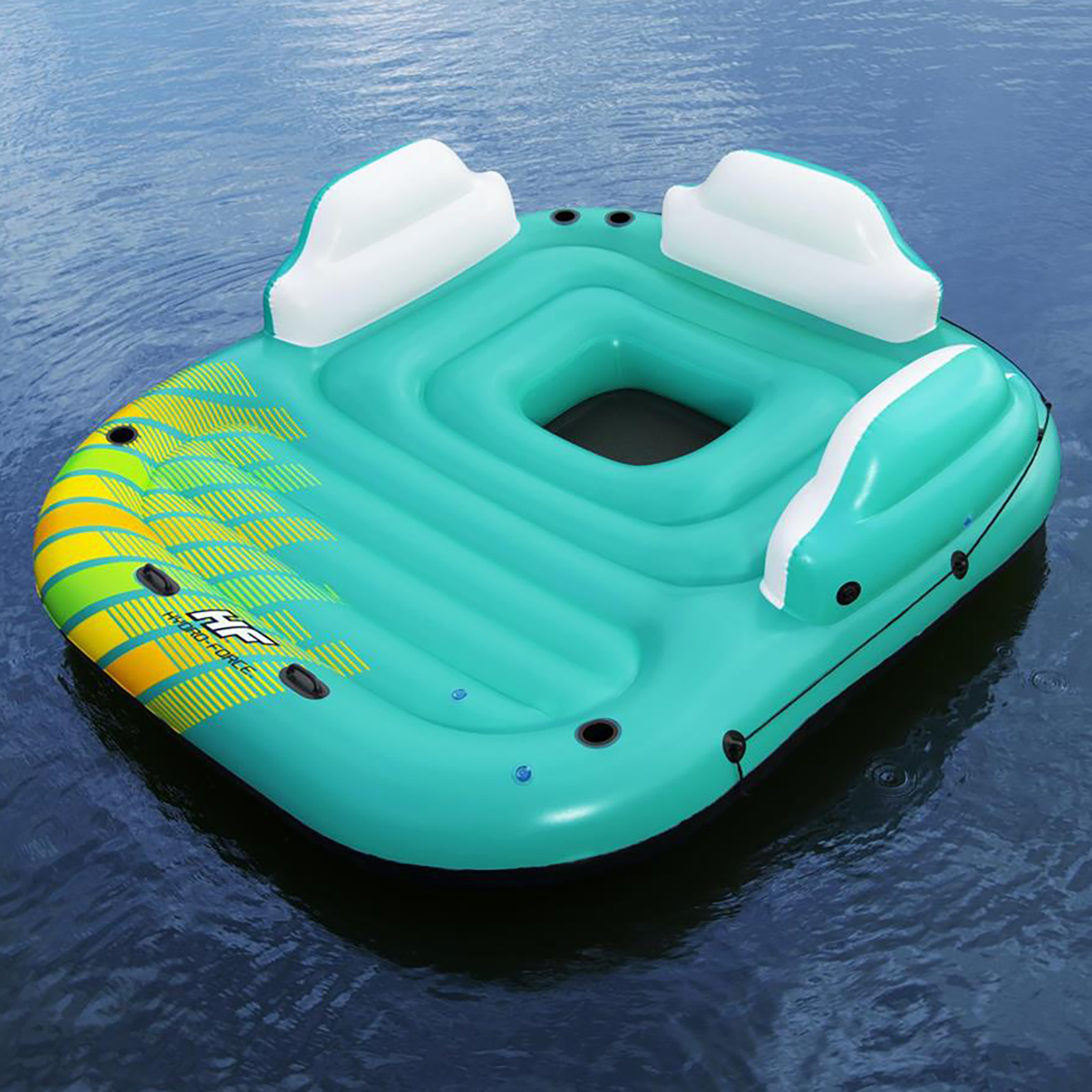 Bestway Sunny Lounge - opblaas eiland - 291x265x83 cm - tot 450 kg