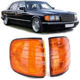 Knipperlichten - geschikt voor Mercedes S-klasse W126 1979-1991 - oranje
