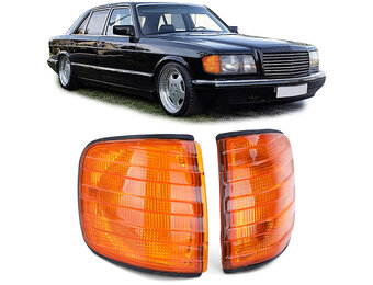 Knipperlichten - voor Mercedes S-klasse W126 1979-1991 - oranje