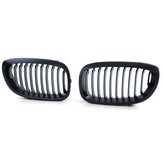 BMW grill - geschikt voor BMW 3 Serie E46 Coupe Cabrio 2003-07 - mat zwart