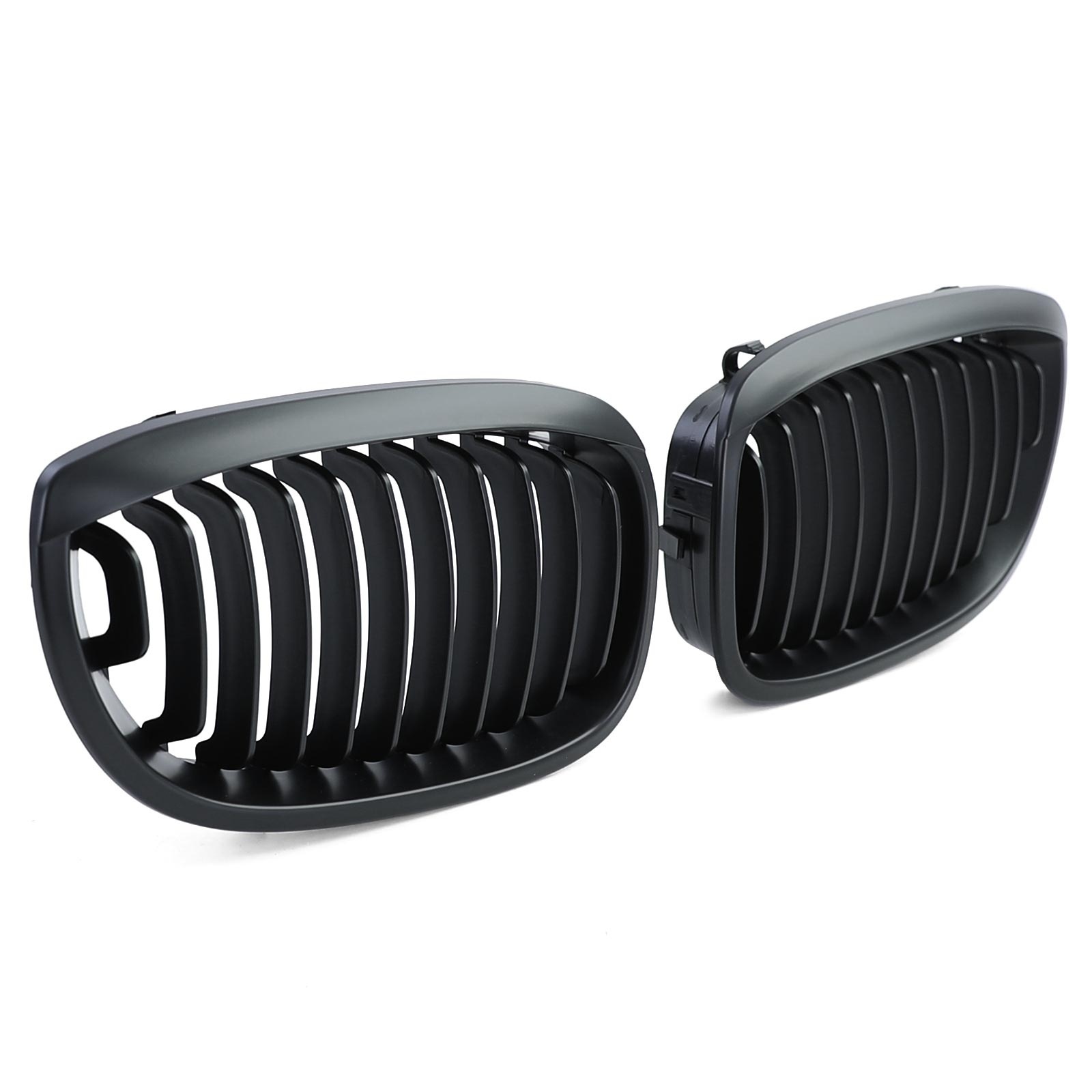 BMW grill - geschikt voor BMW 3 Serie E46 Coupe Cabrio 2003-07 - mat zwart