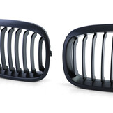 BMW grill - geschikt voor BMW 3 Serie E46 Coupe Cabrio 2003-07 - mat zwart
