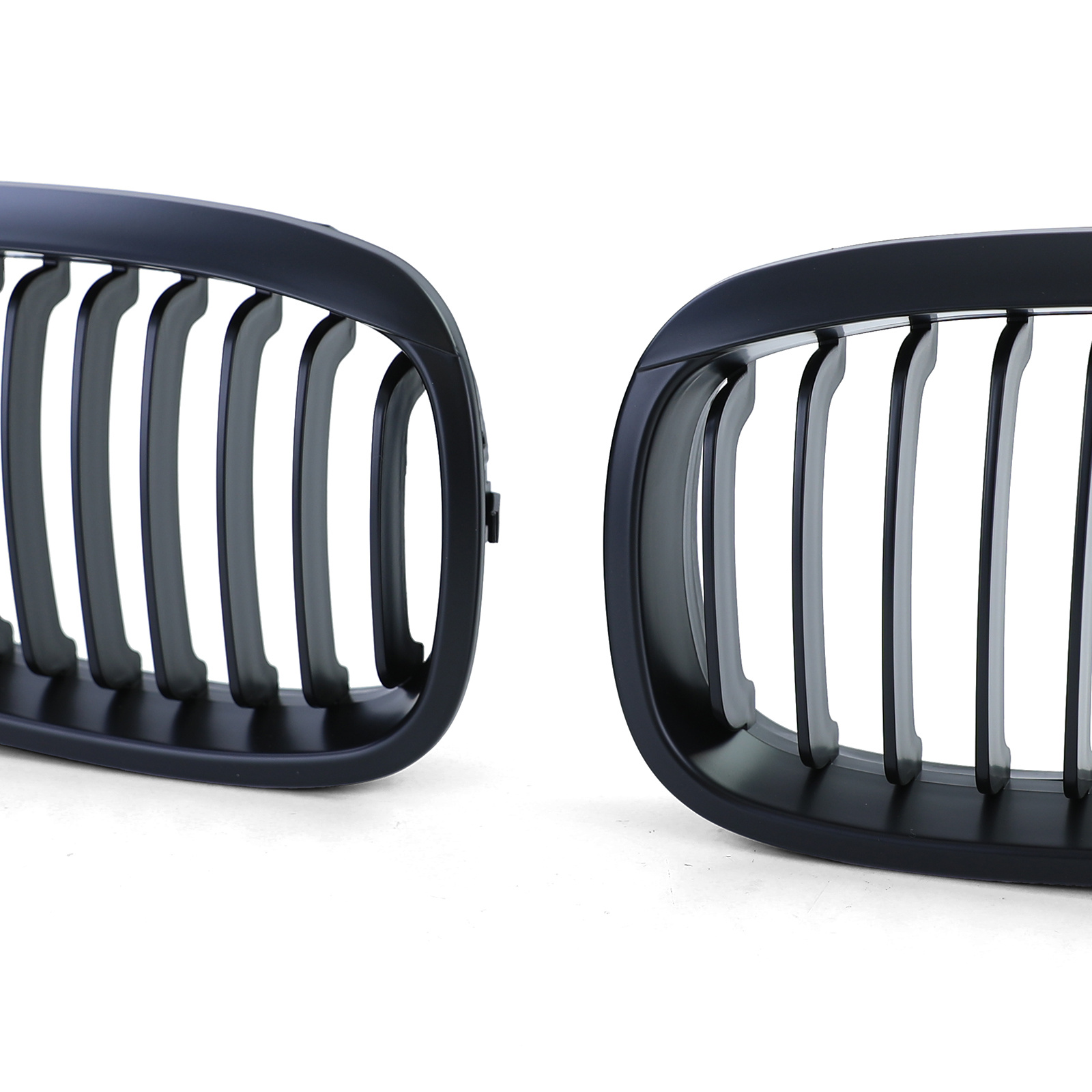 BMW grill - geschikt voor BMW 3 Serie E46 Coupe Cabrio 2003-07 - mat zwart