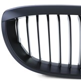 BMW grill - geschikt voor BMW 3 Serie E46 Coupe Cabrio 2003-07 - mat zwart