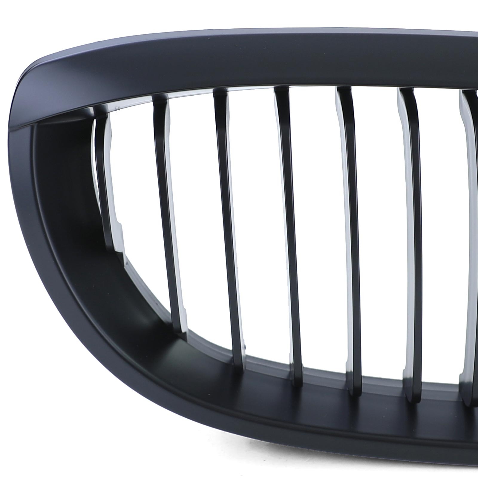 BMW grill - geschikt voor BMW 3 Serie E46 Coupe Cabrio 2003-07 - mat zwart