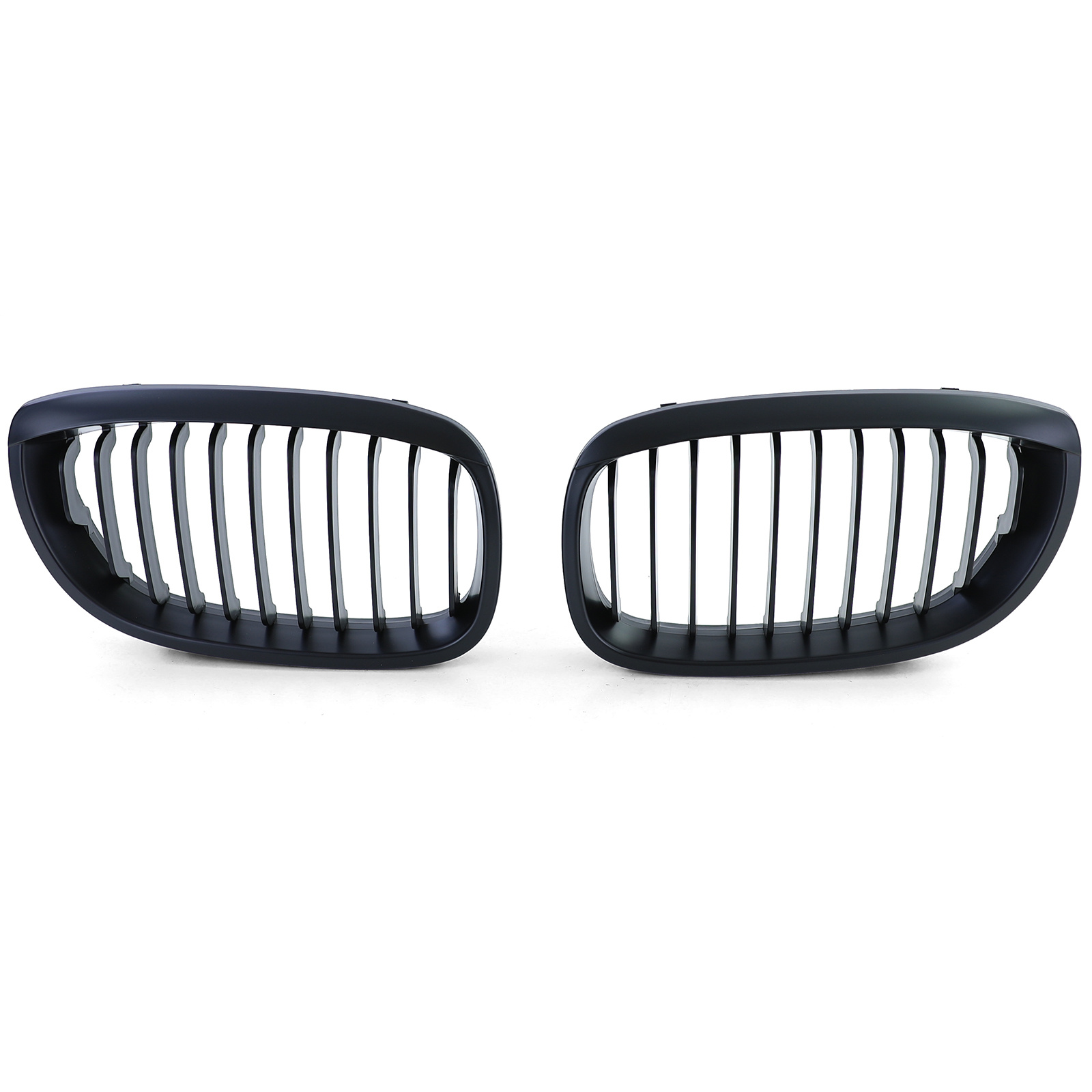 BMW grill - geschikt voor BMW 3 Serie E46 Coupe Cabrio 2003-07 - mat zwart