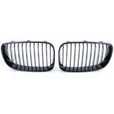 BMW grill - geschikt voor BMW 1 serie E81 E82 E87 E88 2007-12 - glanzend zwart