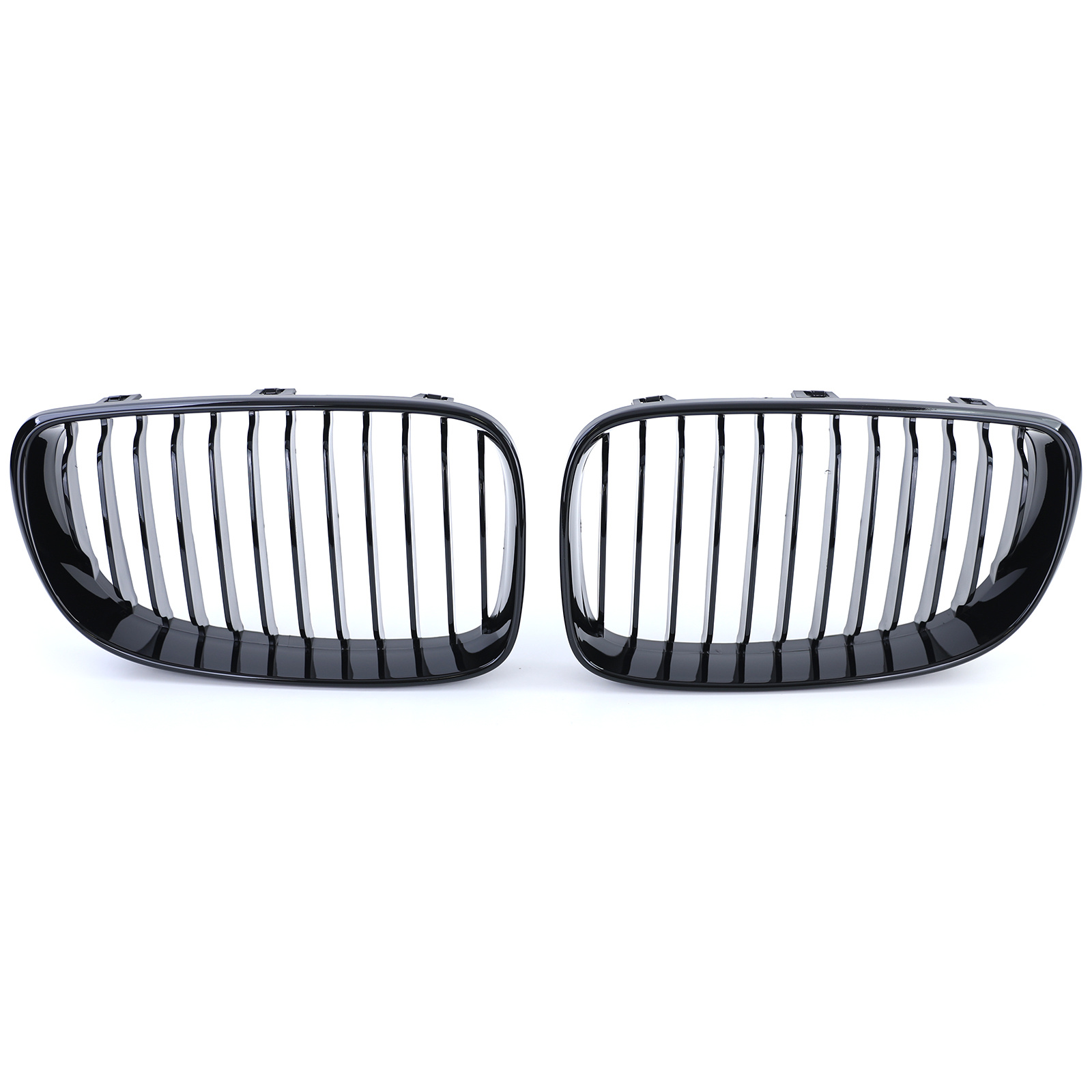 BMW grill - voor BMW 1 serie E81 E82 E87 E88 2007-12 - glanzend zwart