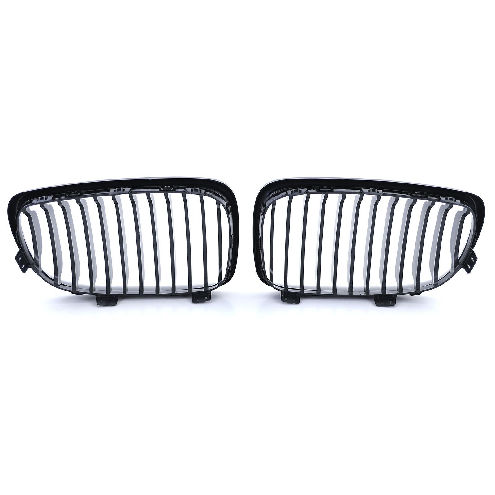 BMW grill - voor BMW 1 serie E81 E82 E87 E88 2007-12 - glanzend zwart