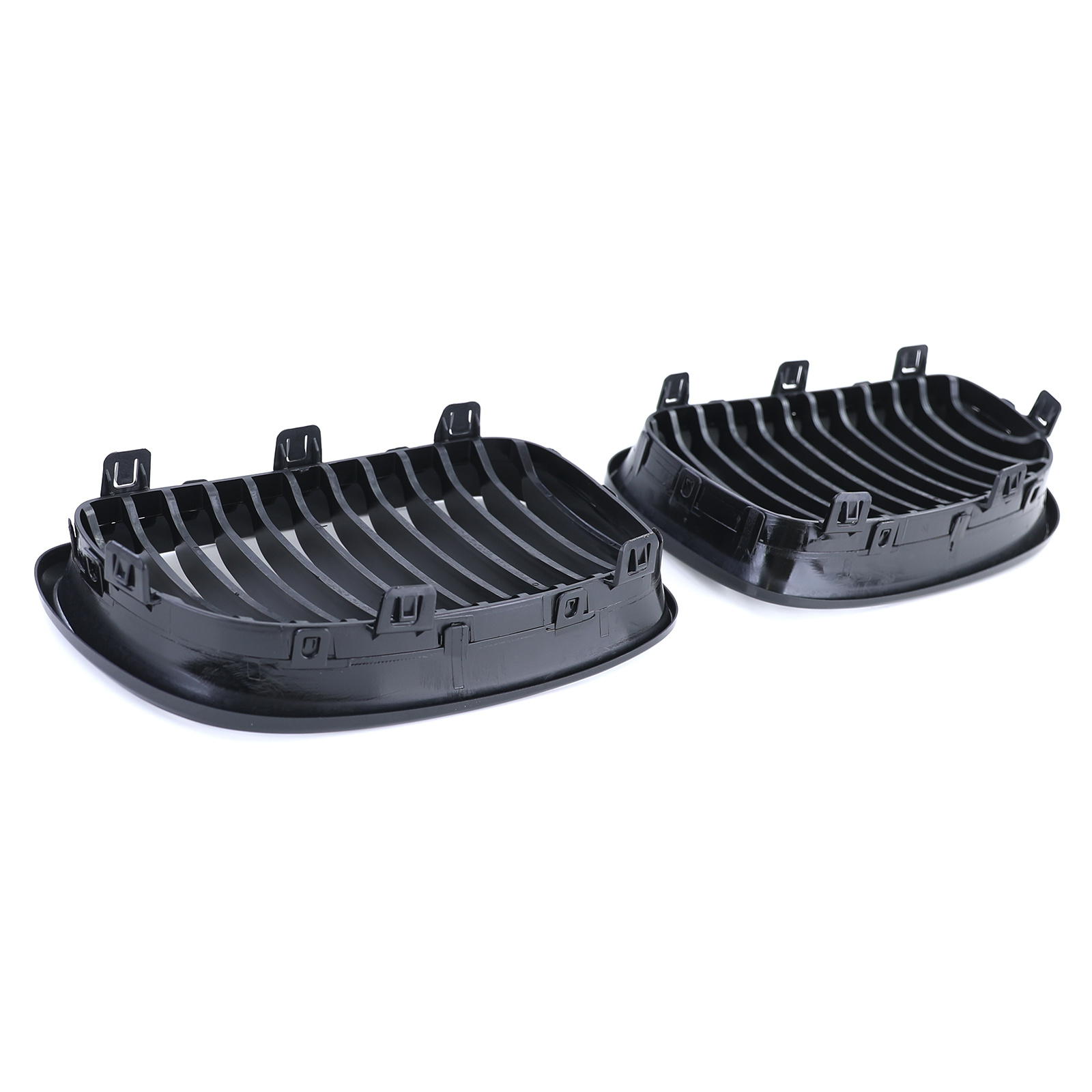 BMW grill - voor BMW 1 serie E81 E82 E87 E88 2007-12 - glanzend zwart