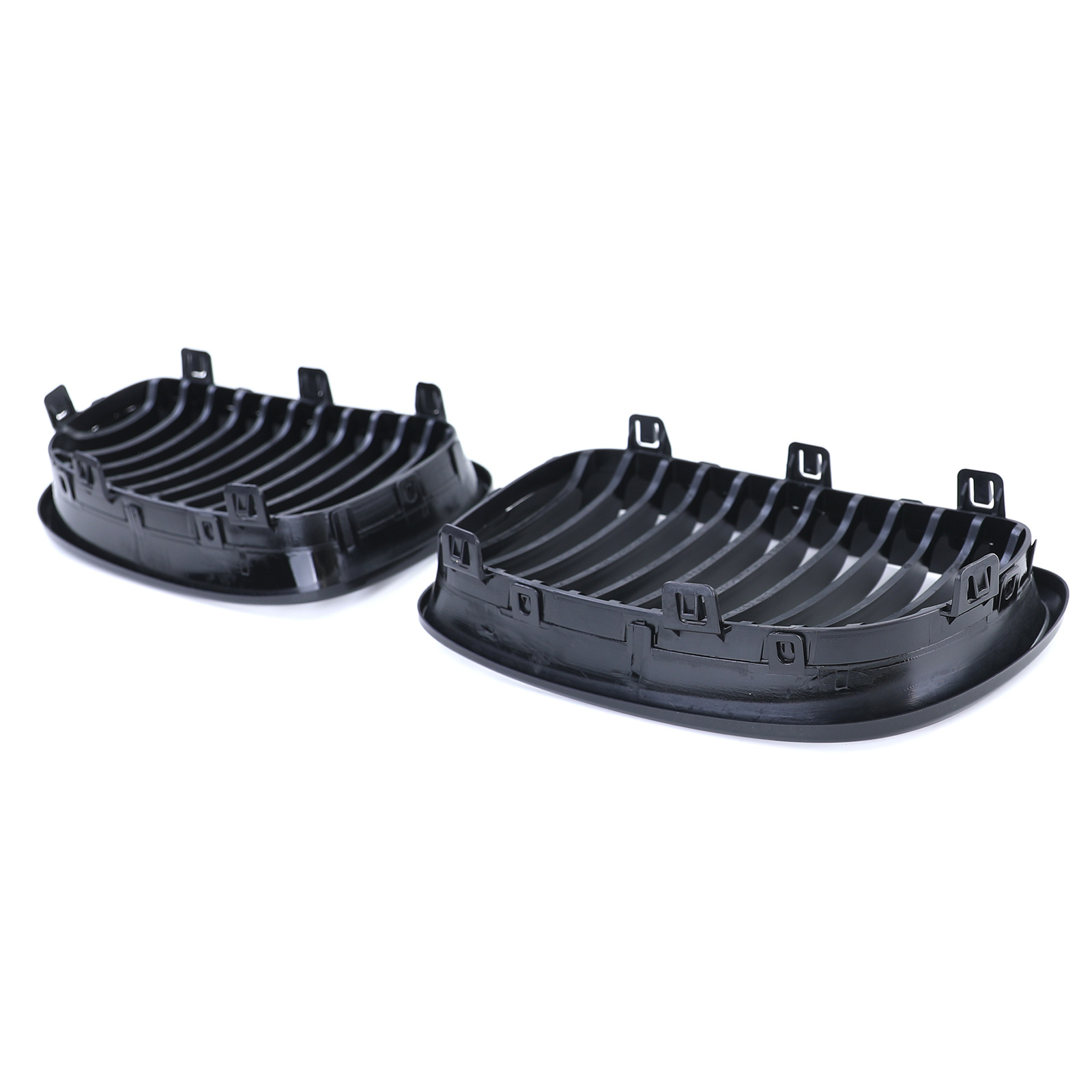 BMW grill - voor BMW 1 serie E81 E82 E87 E88 2007-12 - glanzend zwart