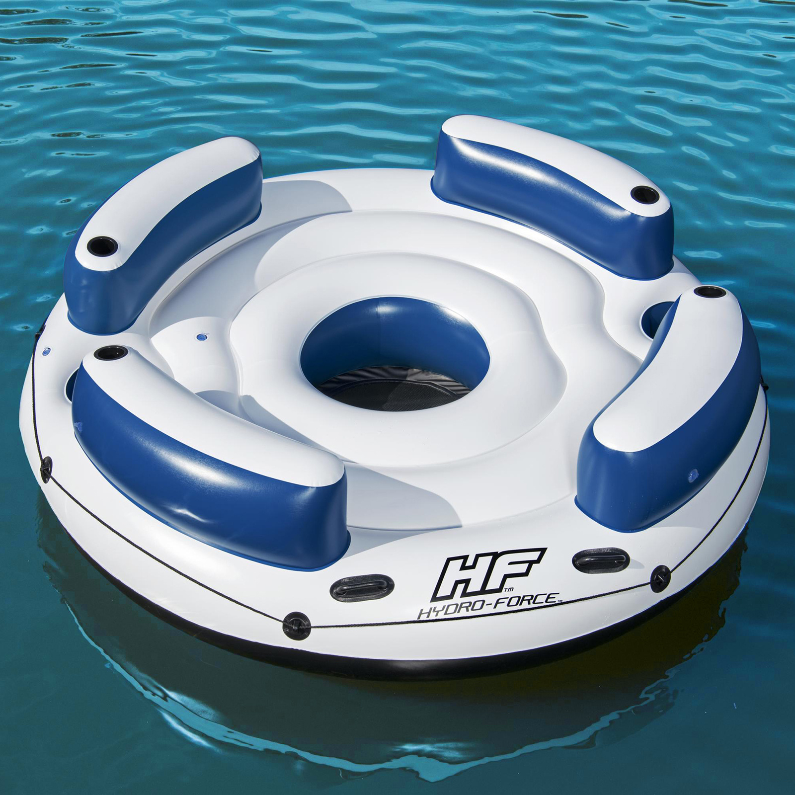 Bestway Lazy Dayz - opblaas eiland - Ø 256 cm - tot 360 kg
