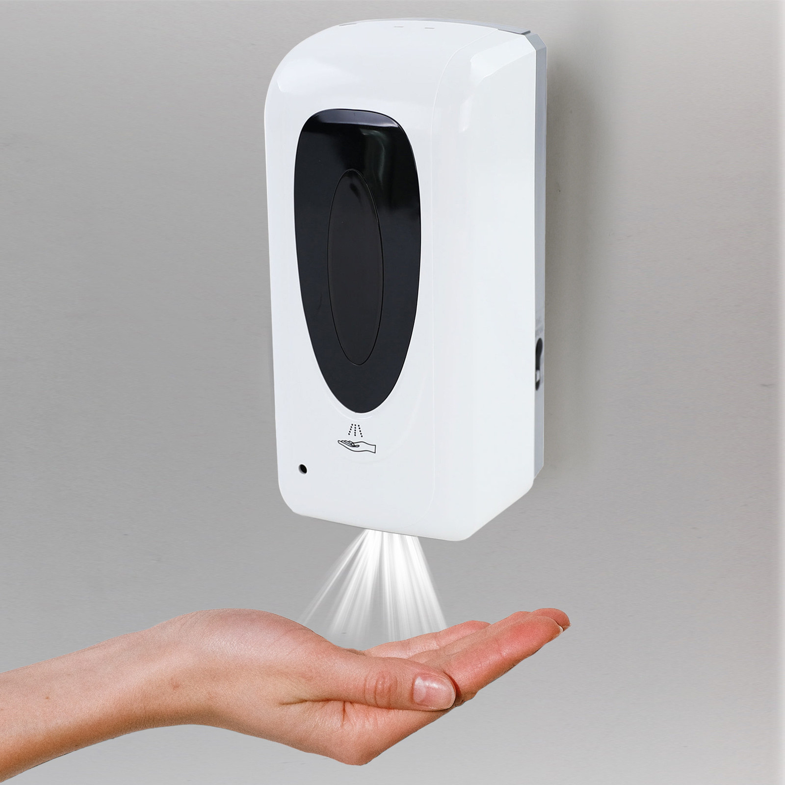 Alcoholdispenser - met automatische sensor - wit