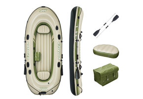 Bestway Voyager 500 - opblaasboot - 3 persoons - 348×141 cm