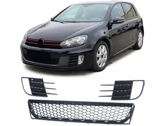 Grill auto - voor VW Golf 6 GTI / GTD / sedan / variant 2008-12
