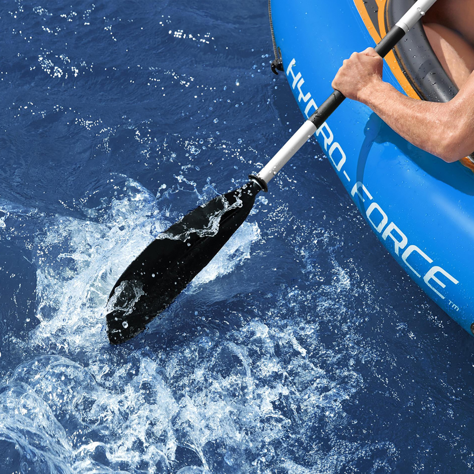 Jobe Fusion Stick SUP Paddel - 3-teiliges Stand Up Paddle Board Paddel Lime Grün