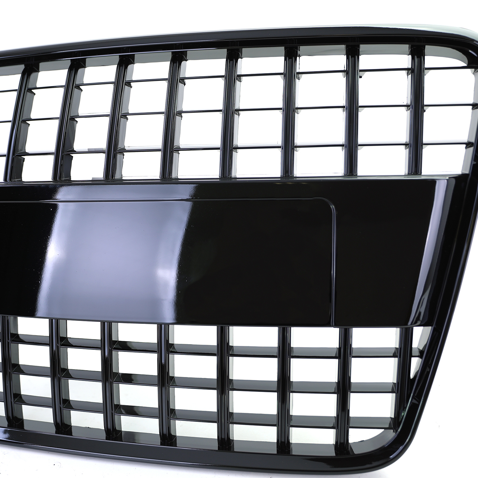 Grill auto - geschikt voor Audi Q7 4L / pre-facelift 2005-09 - glanzend zwart