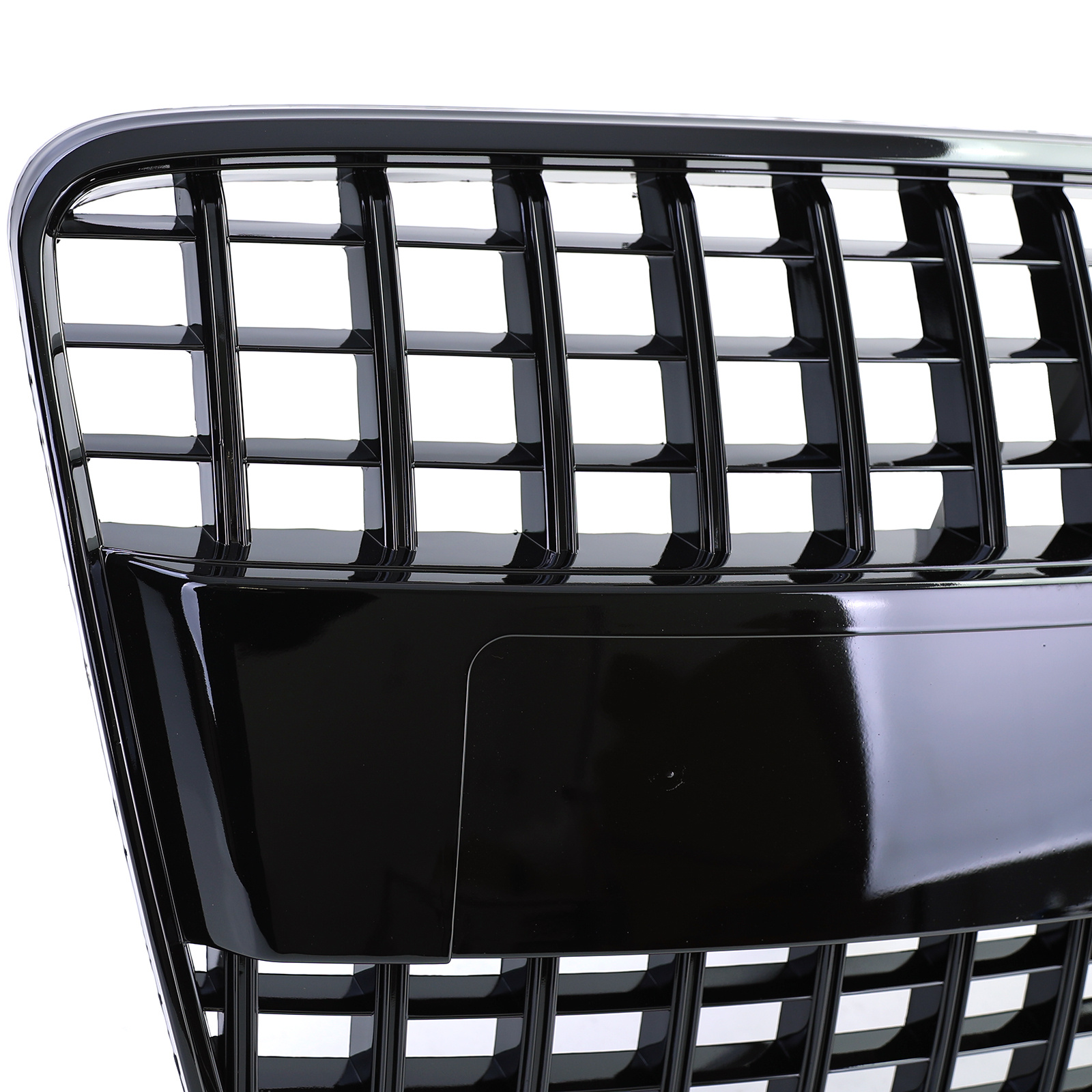 Grill auto - voor Audi Q7 4L / pre-facelift 2005-09 - glanzend zwart