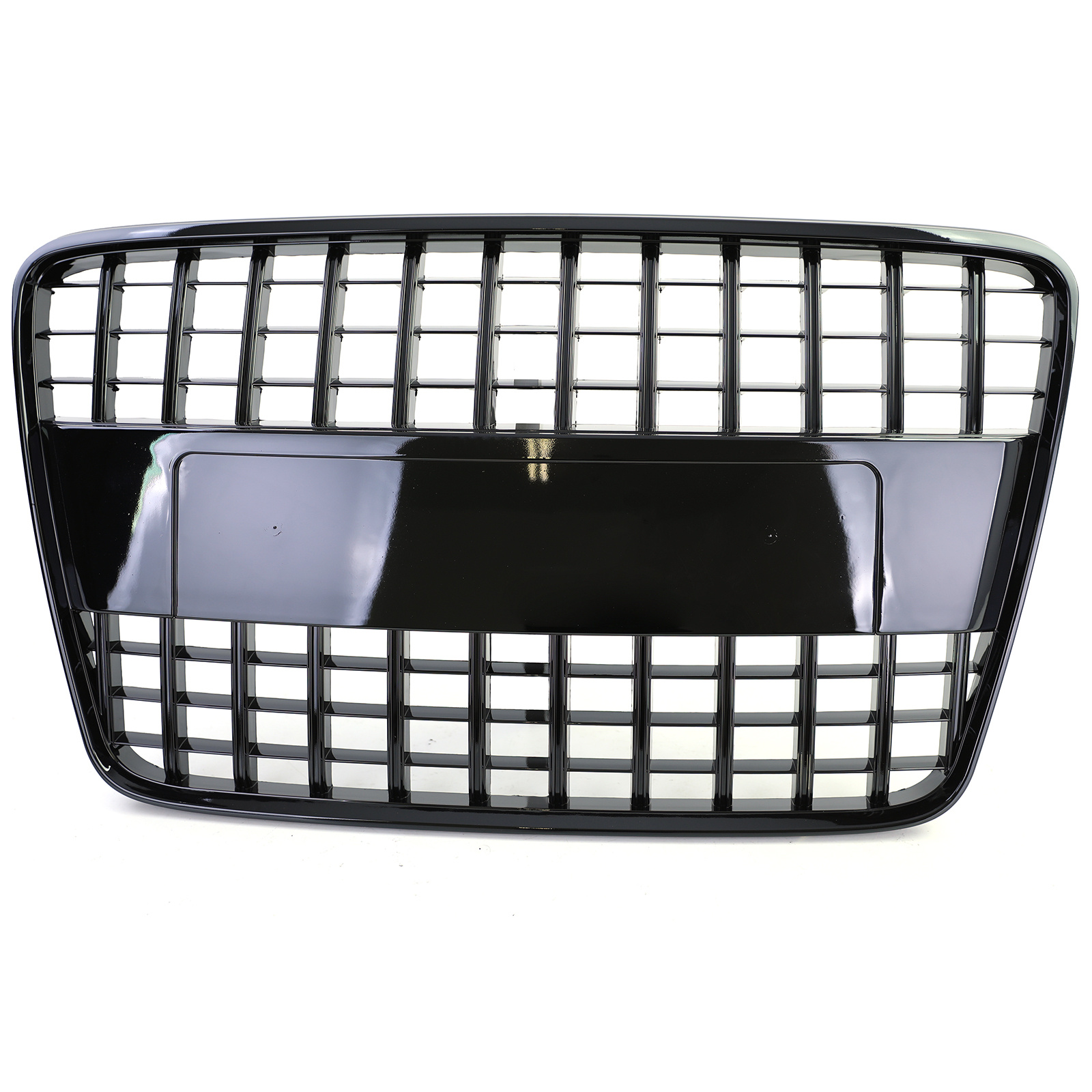 Grill auto - voor Audi Q7 4L / pre-facelift 2005-09 - glanzend zwart